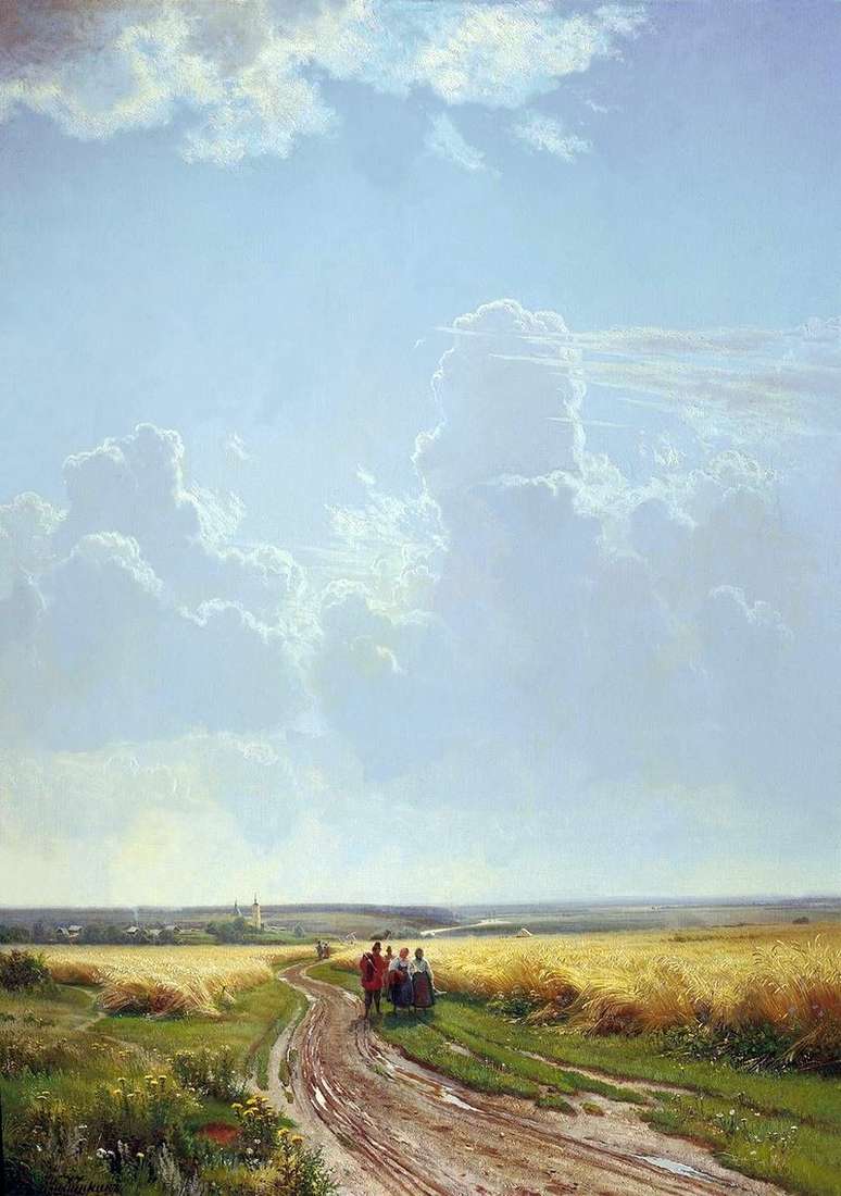 Noon. In the vicinity of Moscow by Ivan Shishkin
