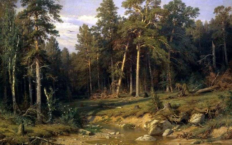 Pinery. Mastwood in the Vyatka province by Ivan Shishkin