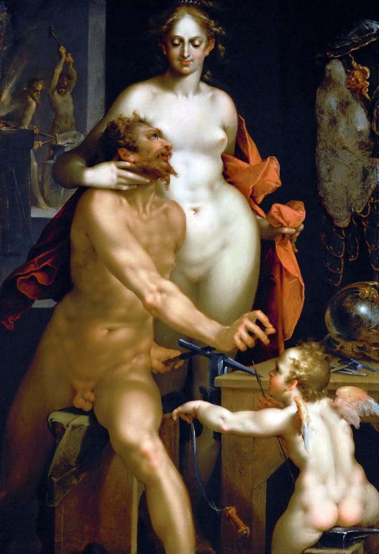 Venus and Vulcan by Bartholomeus Spranger