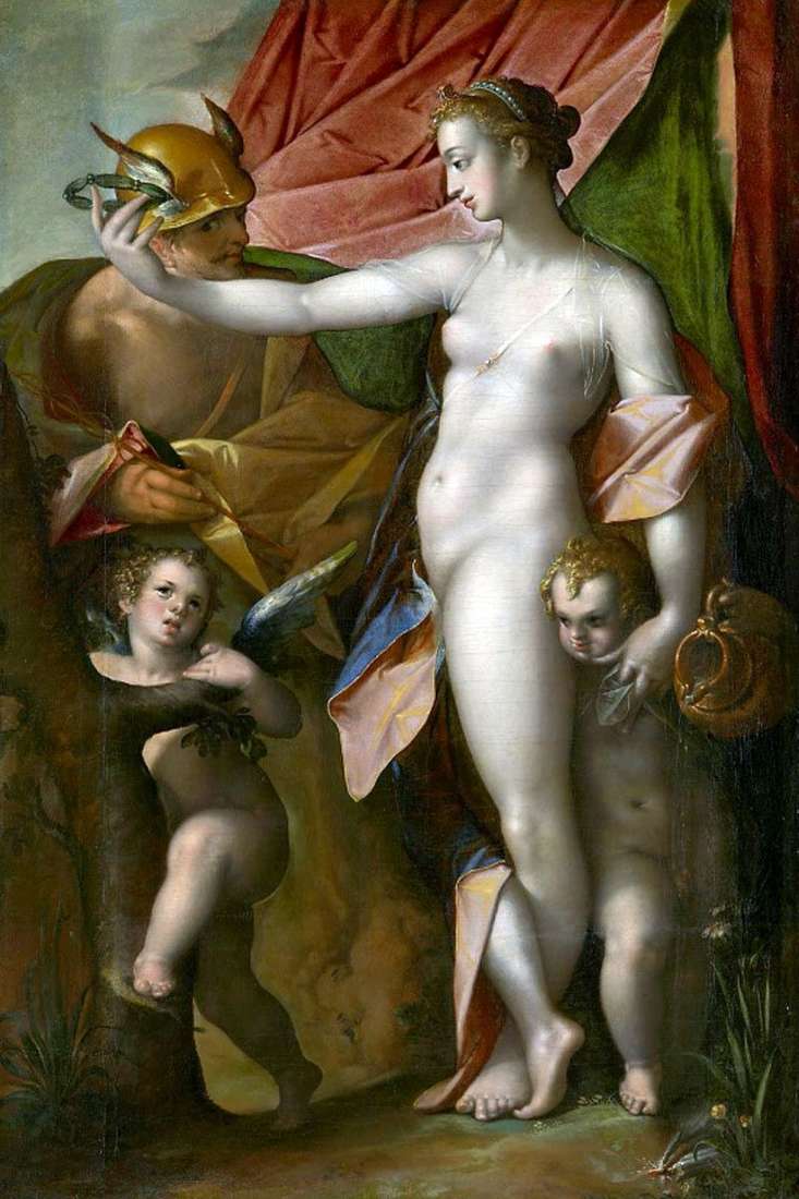 Mercury and Venus by Bartholomeus Spranger