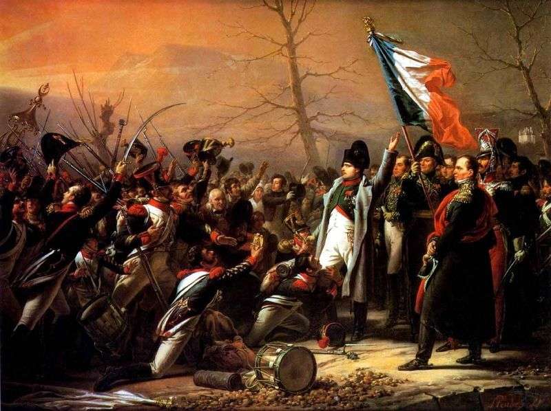 Return of Napoleon from the island of Elba by Vasily Ivanovich Shternberg