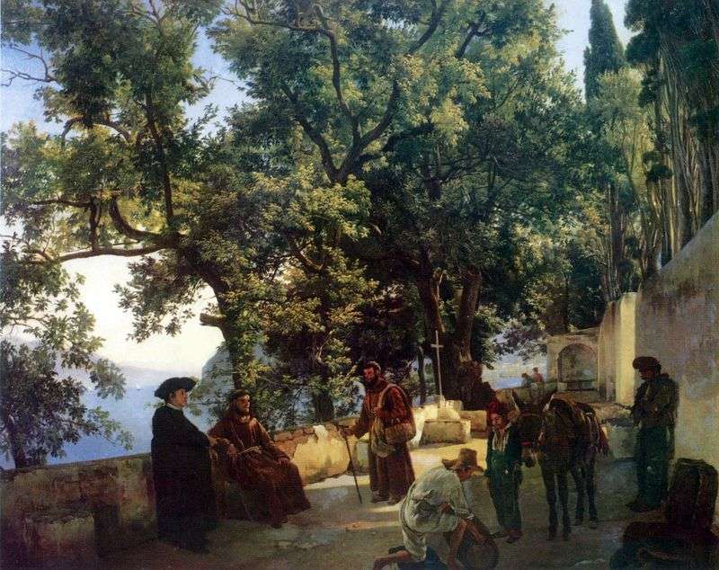 Cappuccini near Sorrento by Sylvester Shchedrin