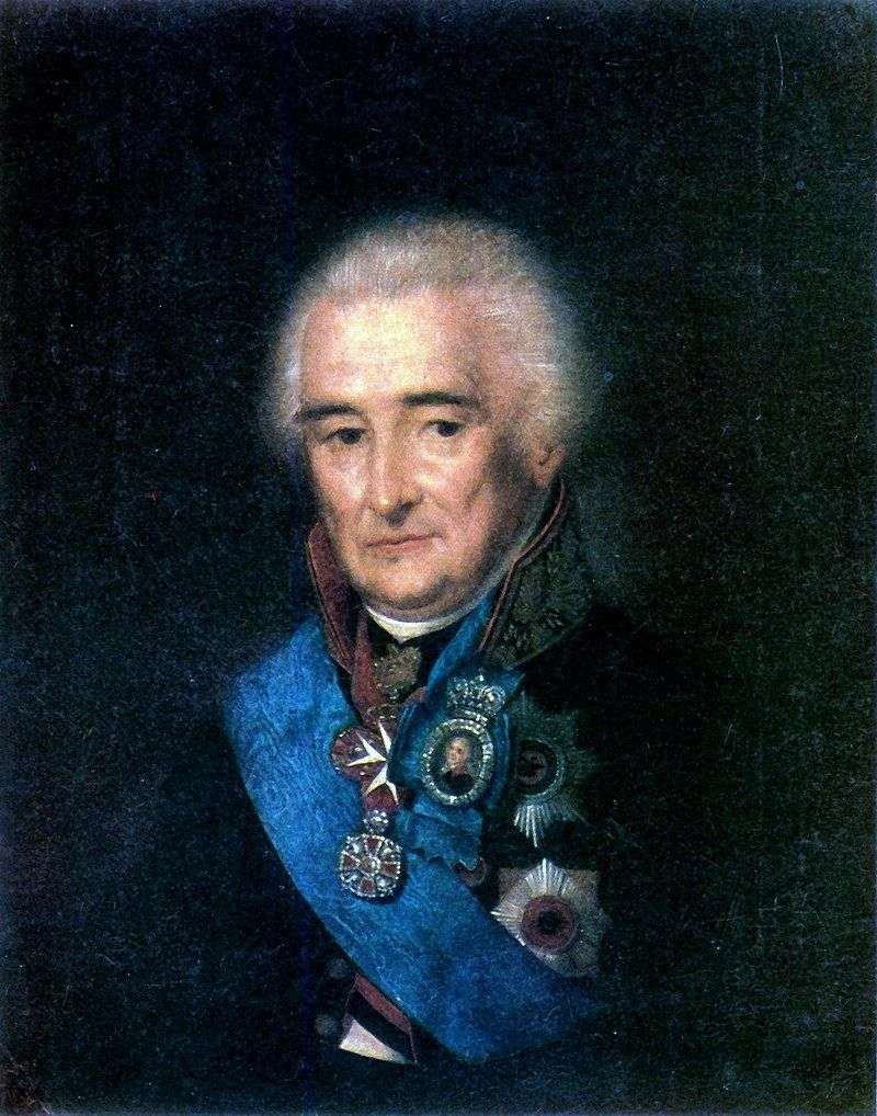 Portrait of P. V. Lopukhin by Stepan Shchukin