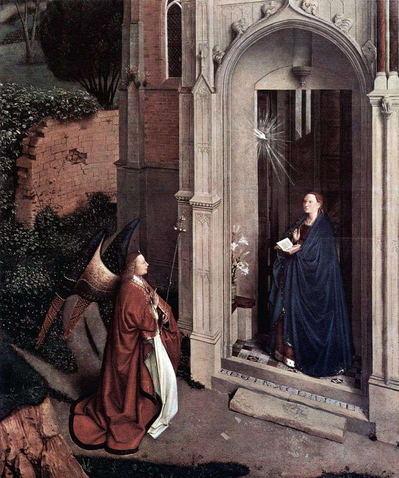 The Annunciation at the Church by Jan van Eyck