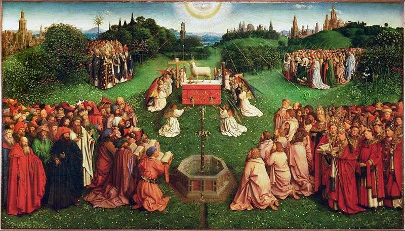 The Ghent Altar Worship of the Lamb by Jan van Eyck