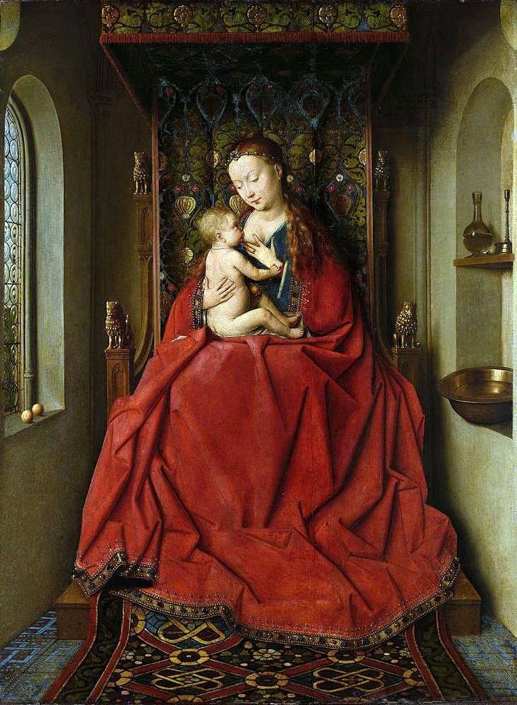 Lucca Madonna by Jan van Eyck