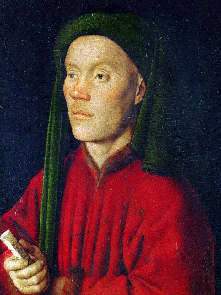 Portrait of a young man (Timothy) by Jan van Eyck ️ - Ake Yan