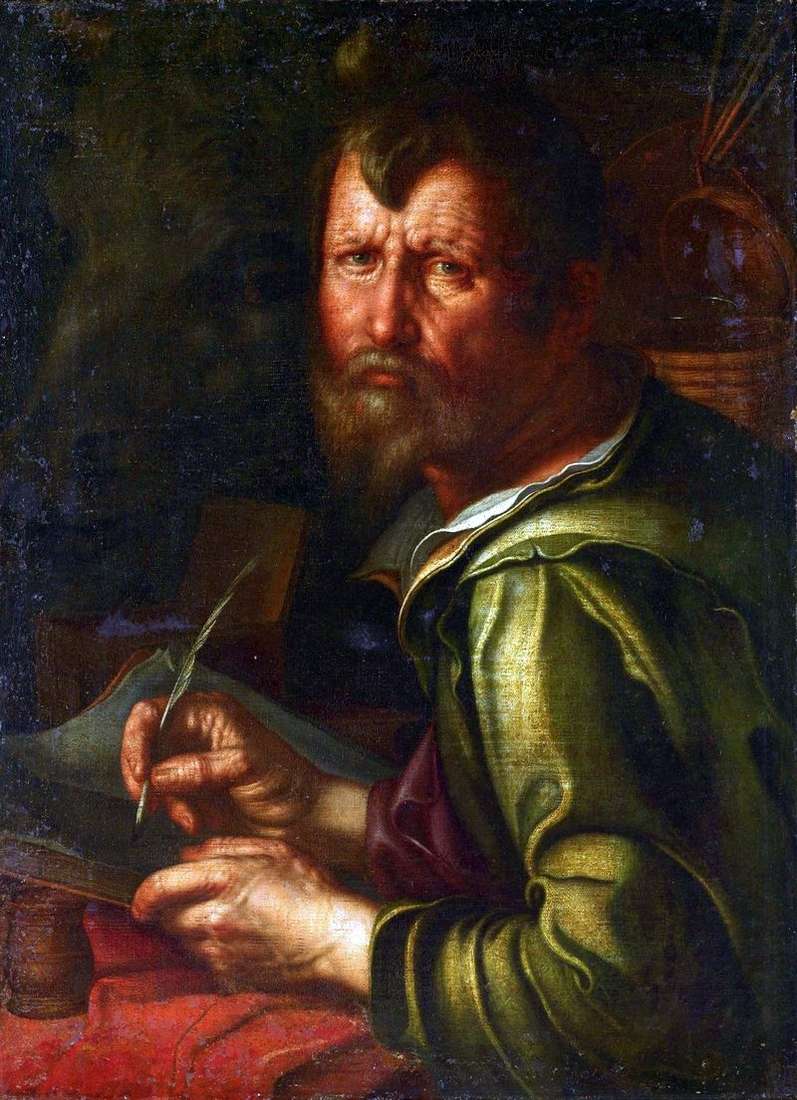 The Evangelist Luke by Joachim Eteval