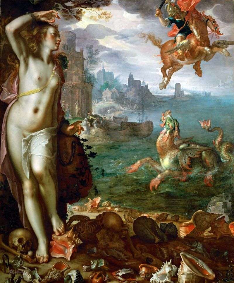 Perseus and Andromeda by Joachim Eteval