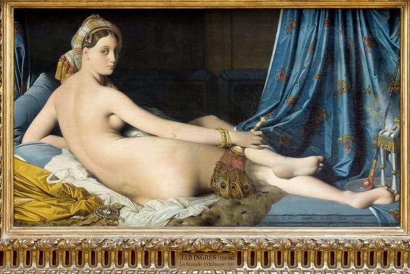 The Great Odalisque by Jean Auguste Dominique Ingres