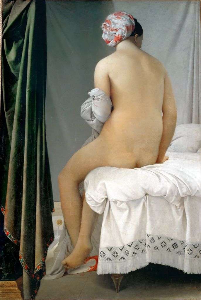 Bather of Valpinson (big bather) by Jean Auguste Dominique Ingres