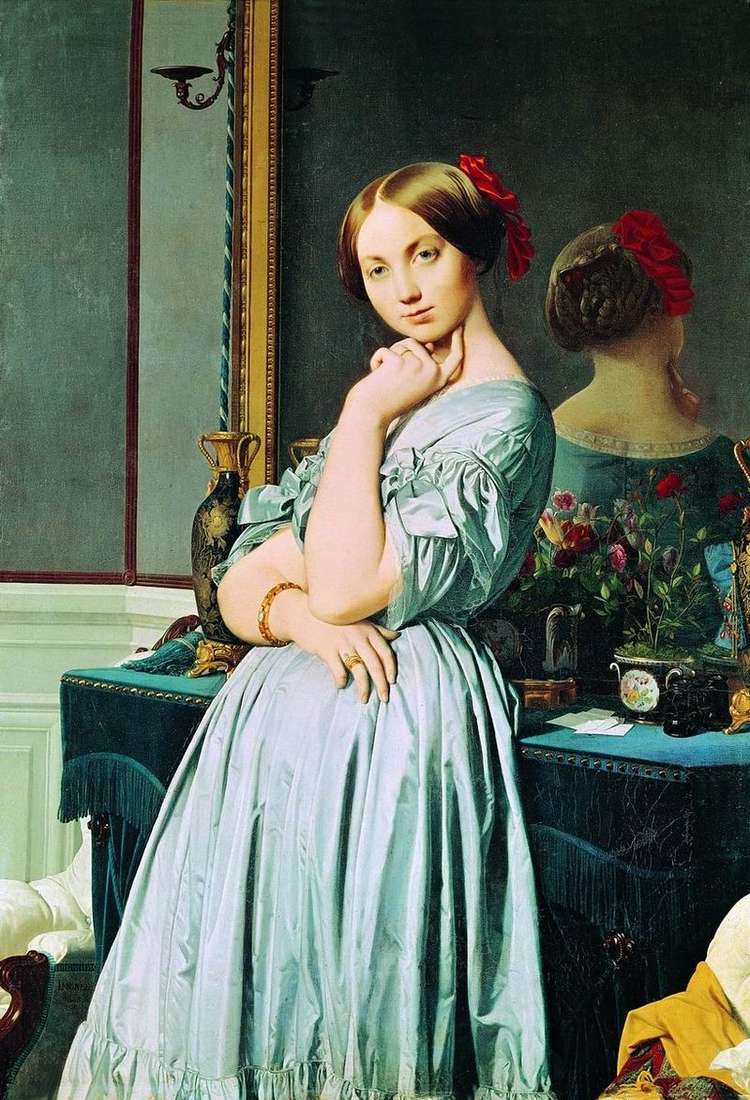 Portrait of Louise doconville by Jean Auguste Dominique Ingres