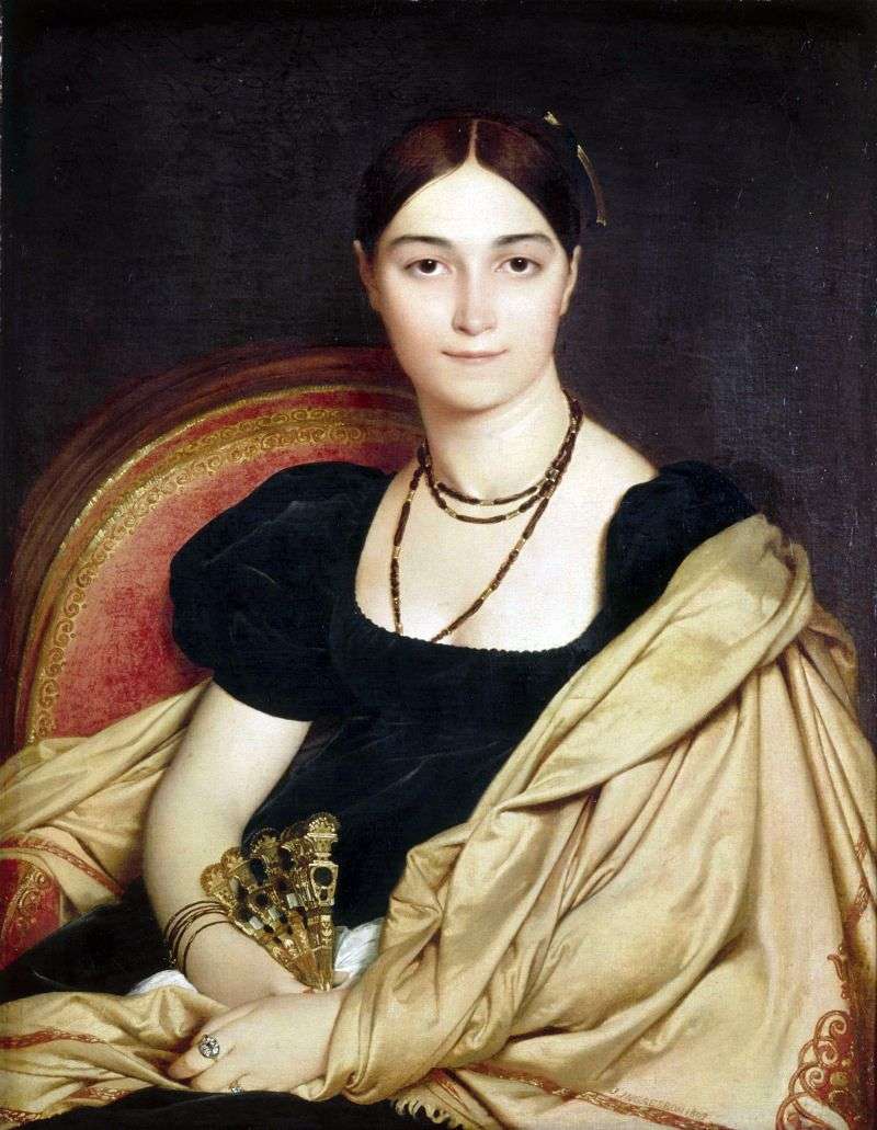 Portrait of Madame Devault by Jean Auguste Dominique Ingres