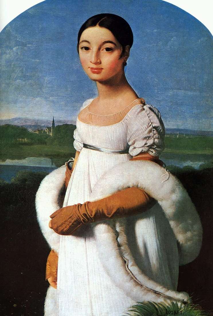 Portrait of Mademoiselle Riviere by Jean Auguste Dominique Ingres
