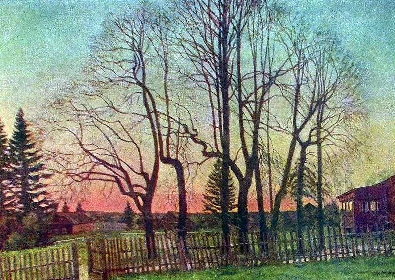 The beginning of spring by Konstantin Yuon