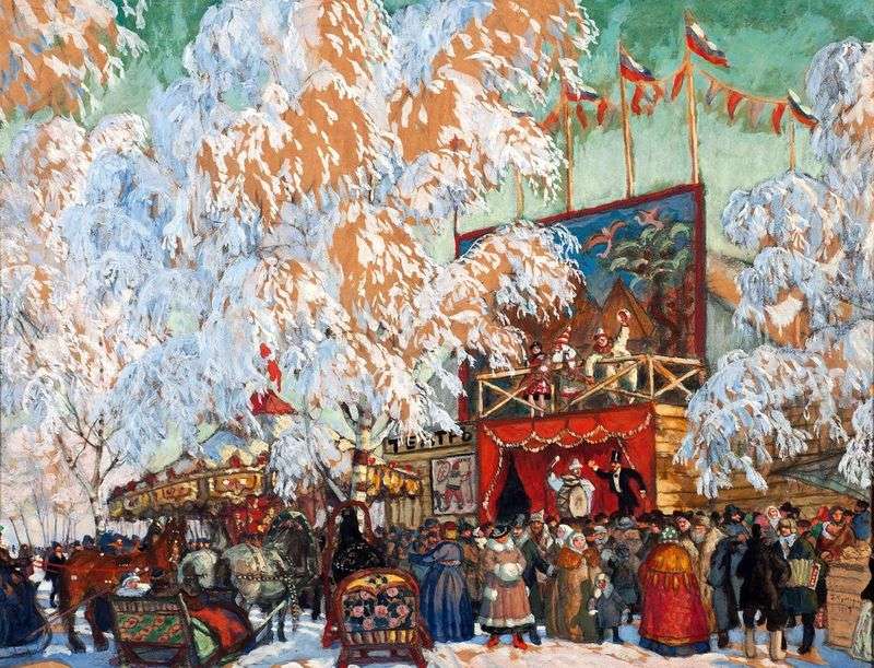 Balagany by Boris Kustodiev