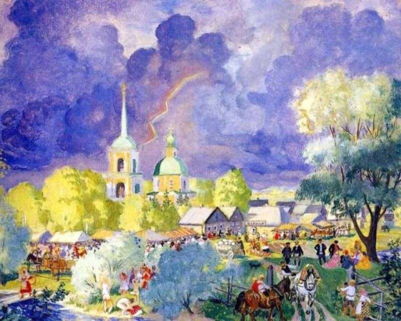 Thunderstorm by Boris Kustodiev