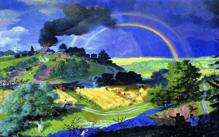 After the storm by Boris Kustodiev