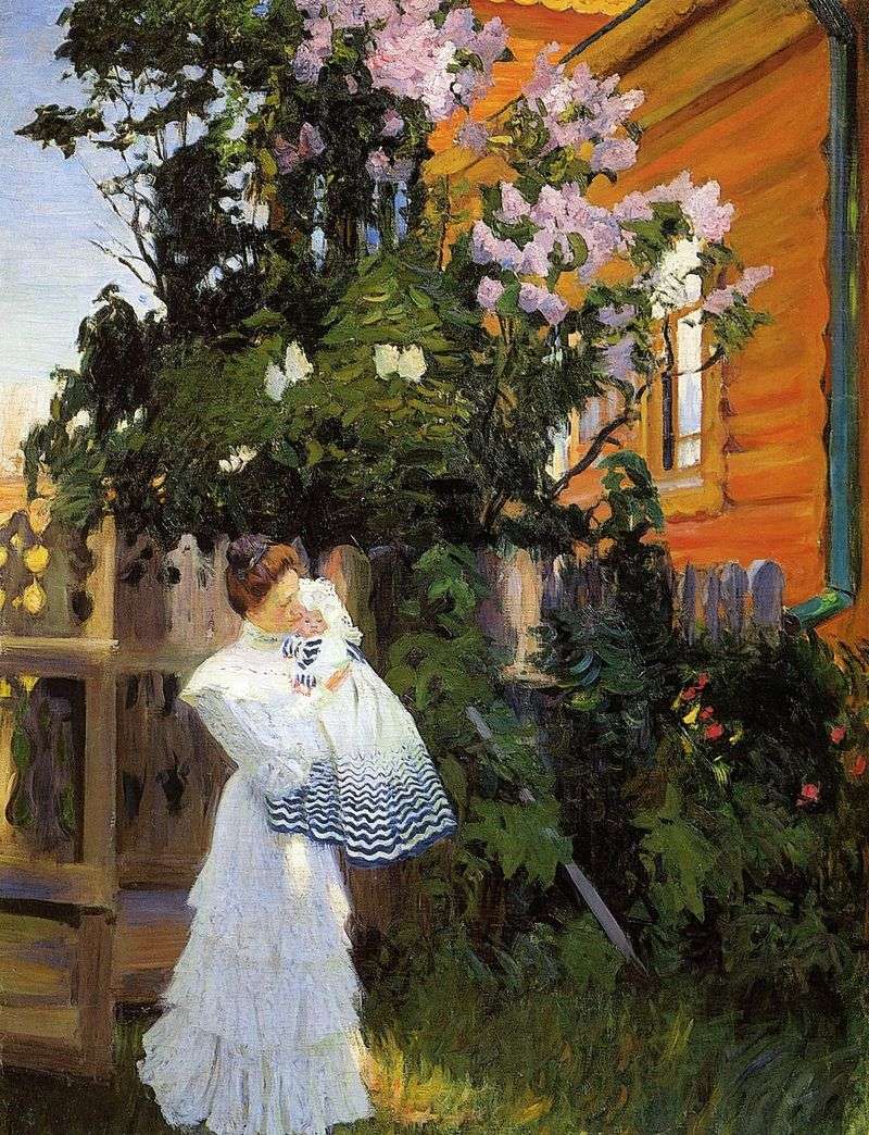 Lilac by Boris Kustodiev