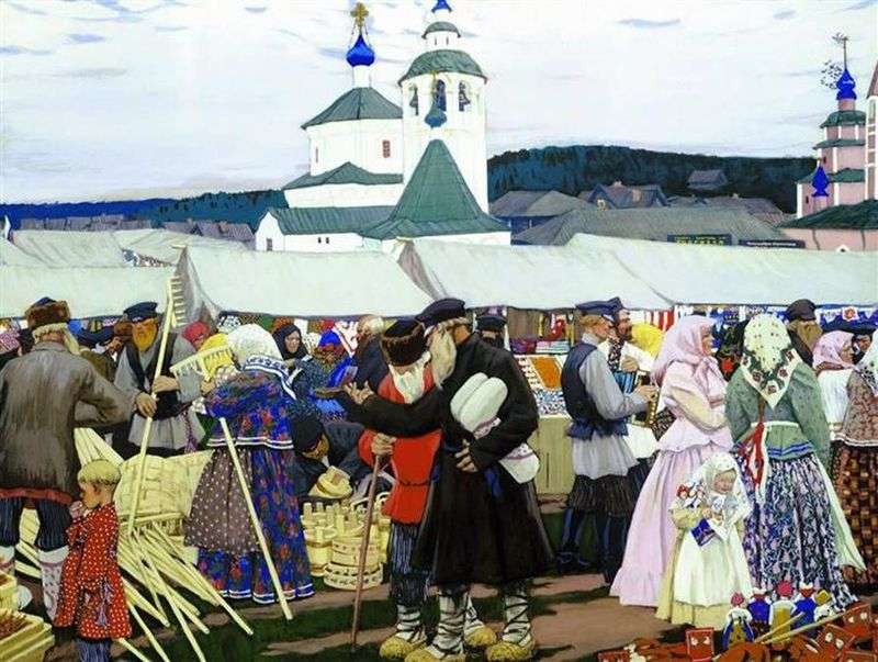 Fair by Boris Kustodiev