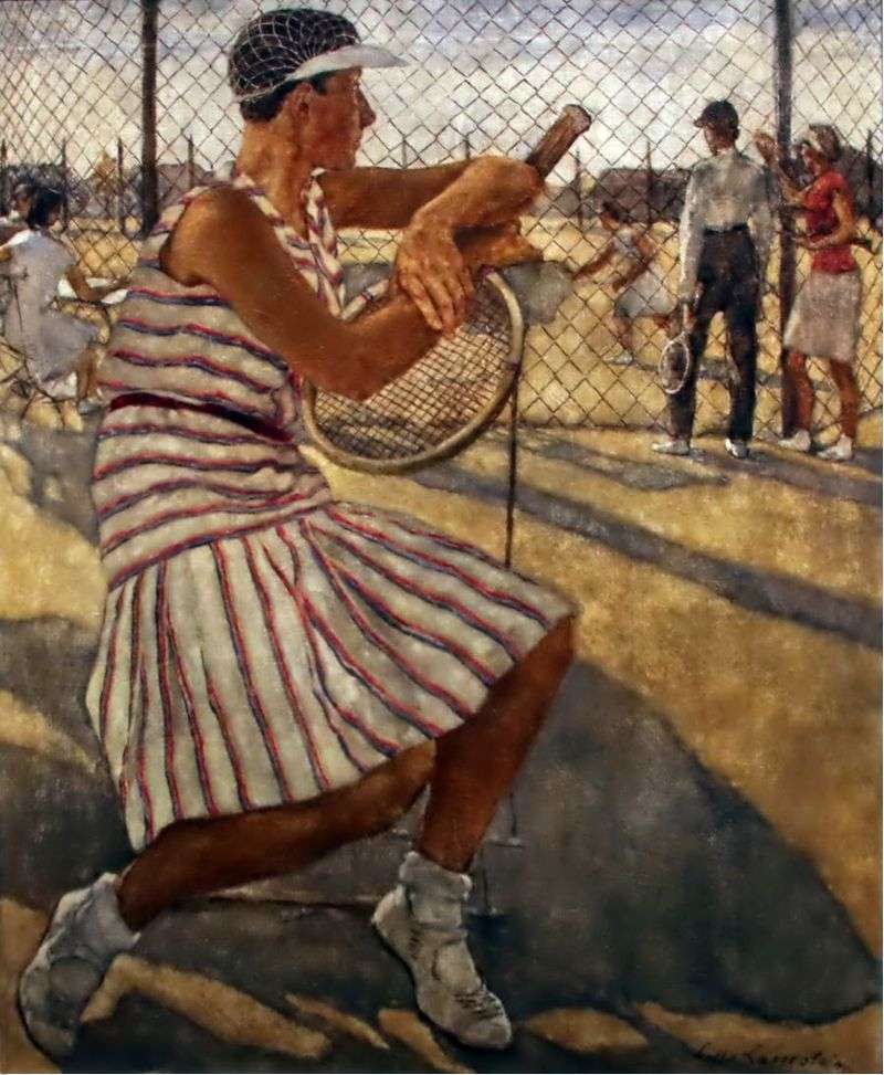Tennis Player by Lotte Lazerstein
