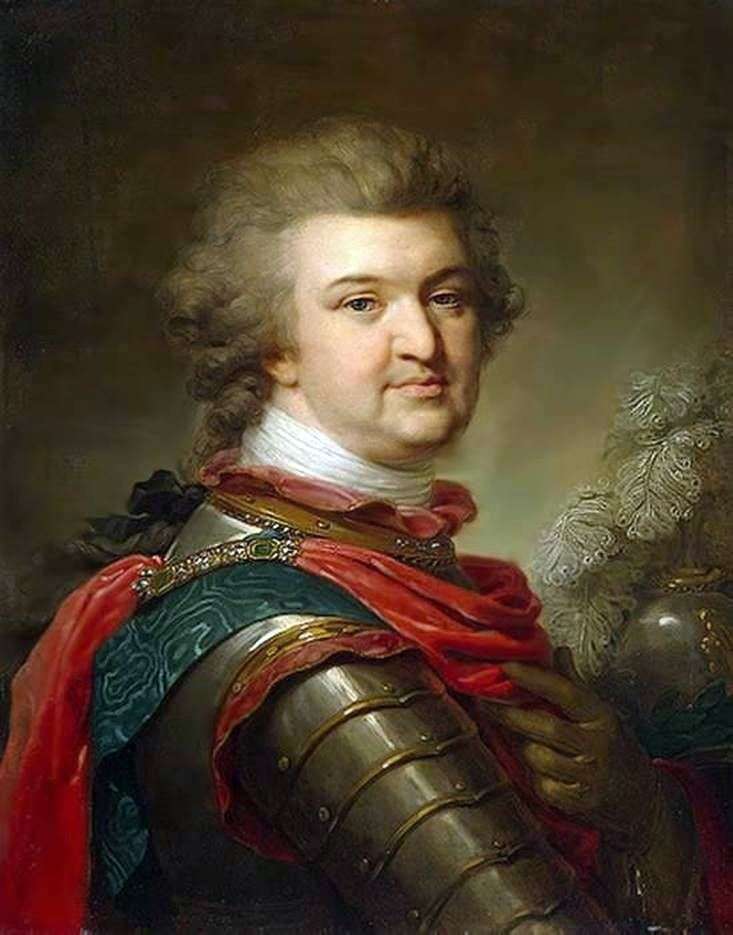 Portrait of G. A. Potemkin of Tauride by Johann Baptist Lampi