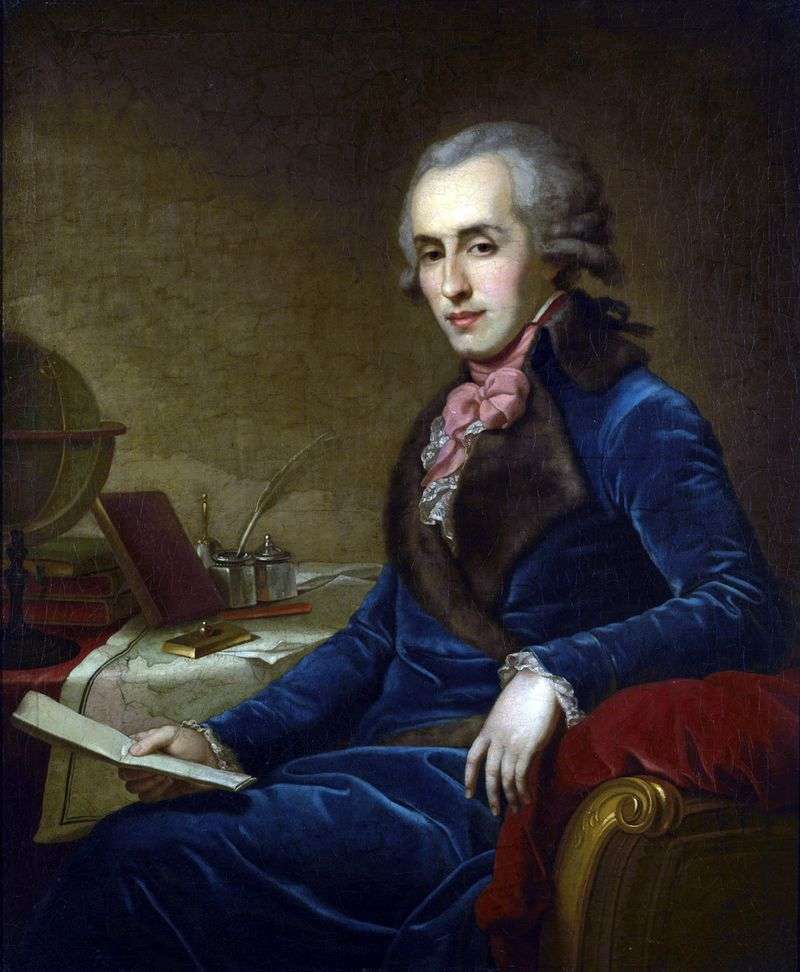 Portrait of Zubov P. A by Johann Baptist Lampi