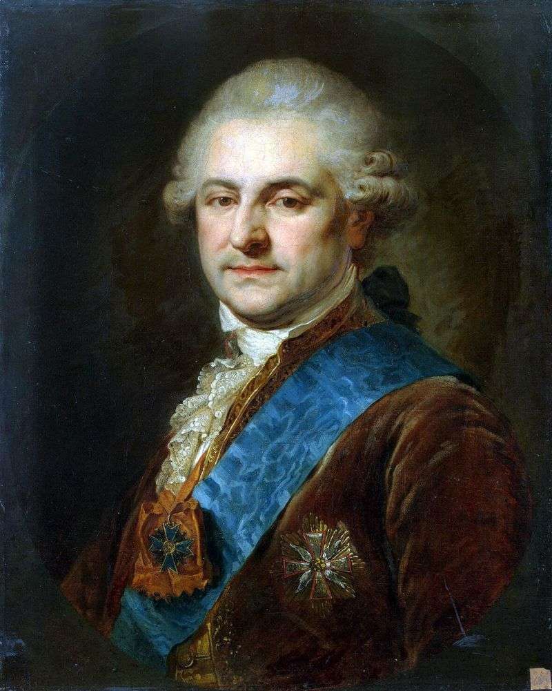 Portrait of Stanislav Augustus Poniatowski by Johann Baptist Lampi