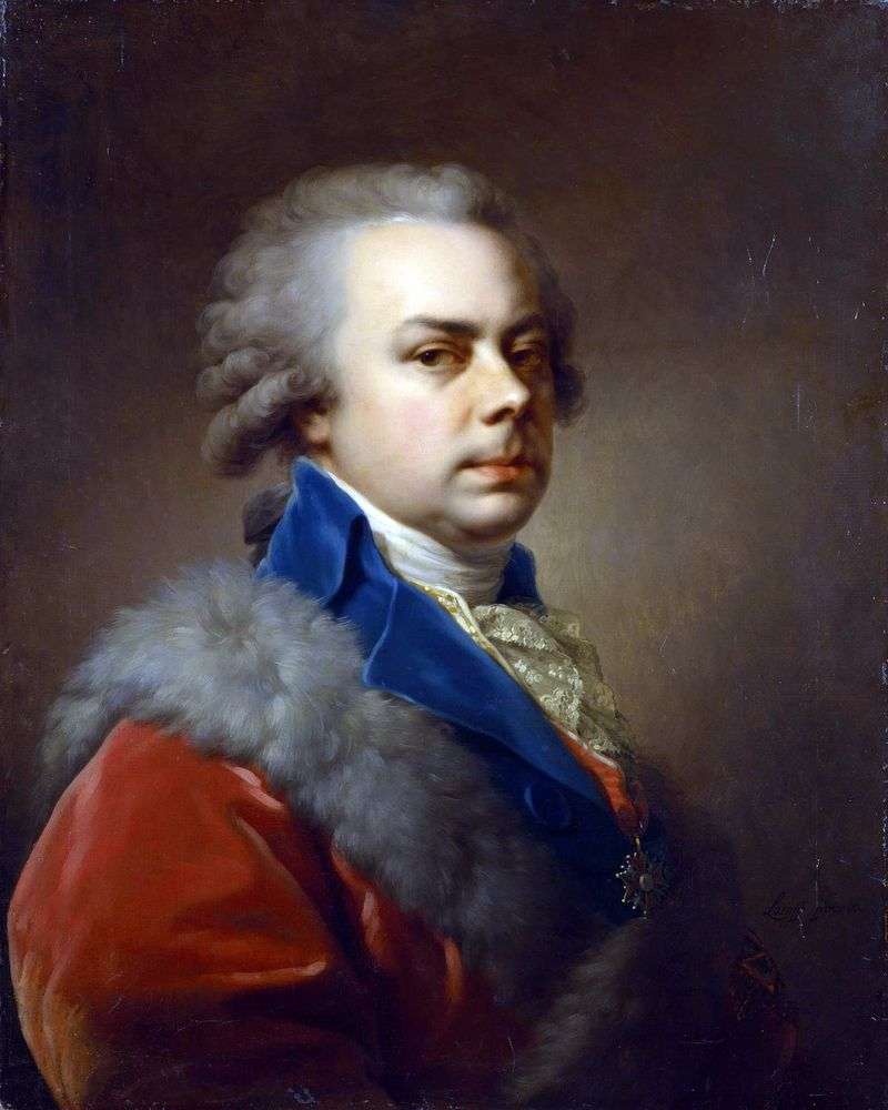 Portrait of N. B. Yusupov by Johann Baptist Lampi