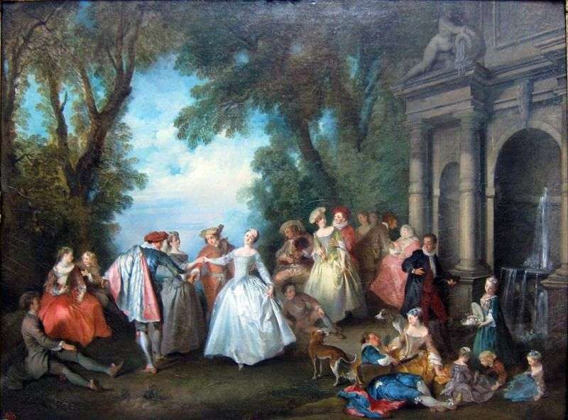 Dancing by the Fountain by Nicola Lancre