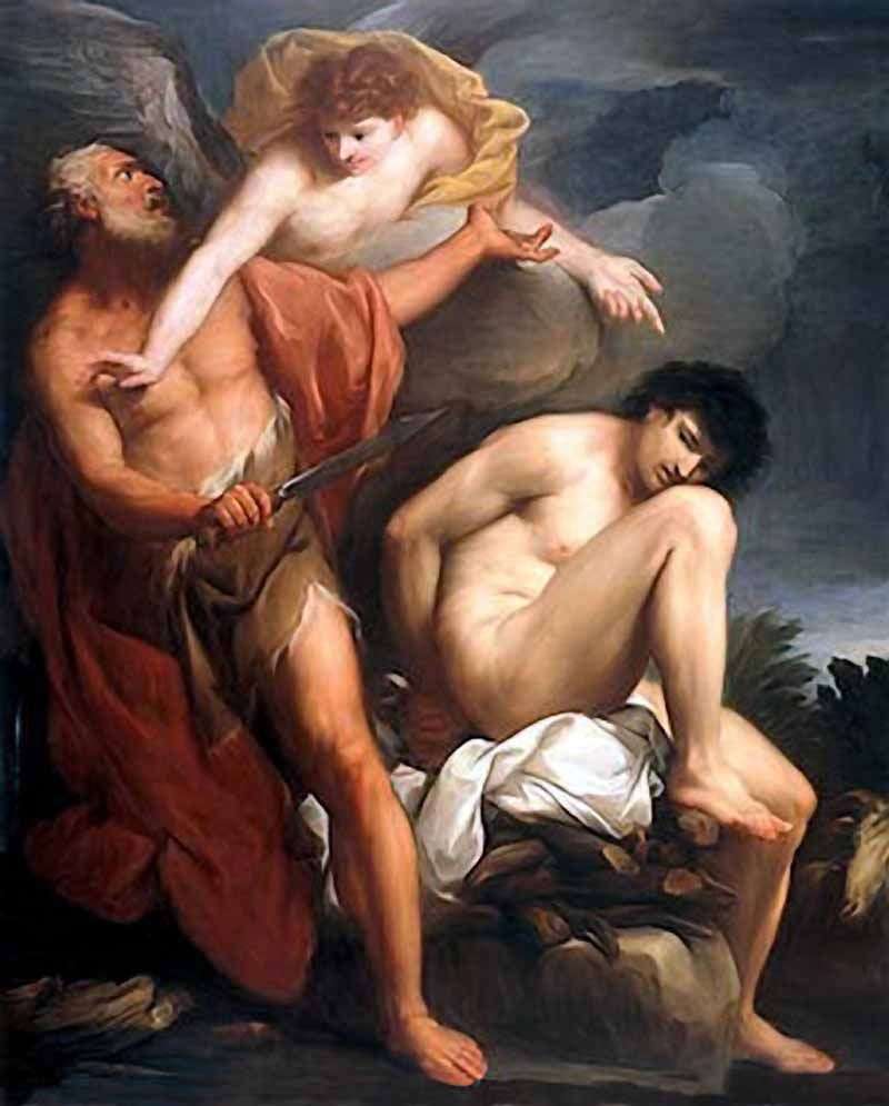 Abraham Sacrificing Isaac by Grigorio Lazzarini