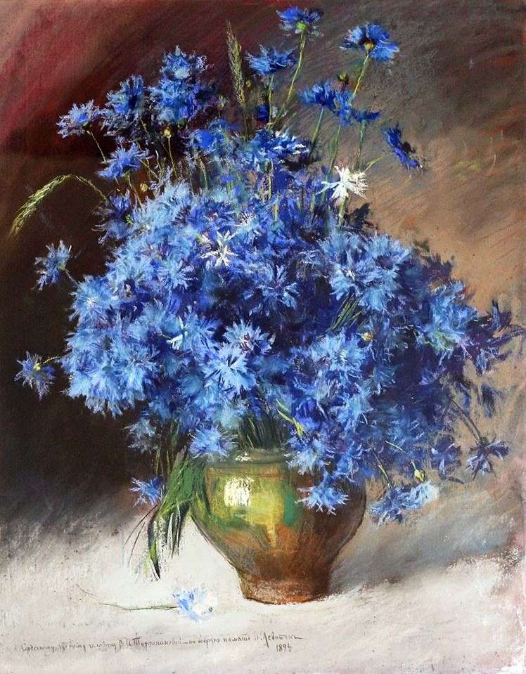 Cornflowers by Isaac Levitan