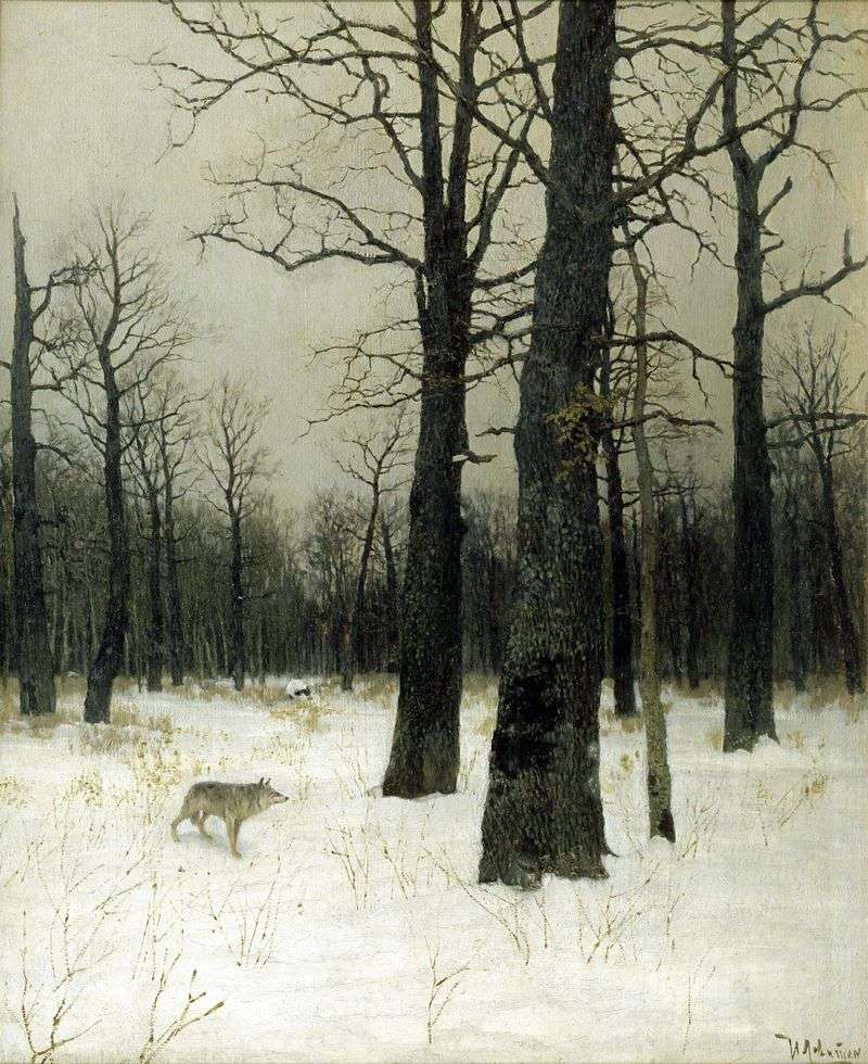Winter in the forest by Isaac Levitan