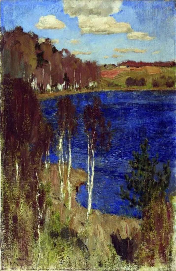 Lake. Spring by Isaac Levitan