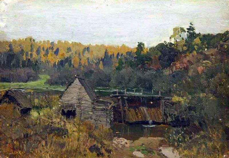 Autumn. Mill. Ples by Isaac Levitan
