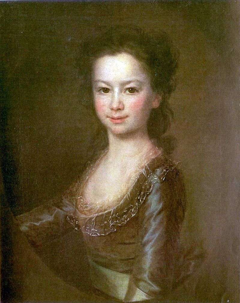 Portrait of Maria Vorontsova by Dmitry Levitsky
