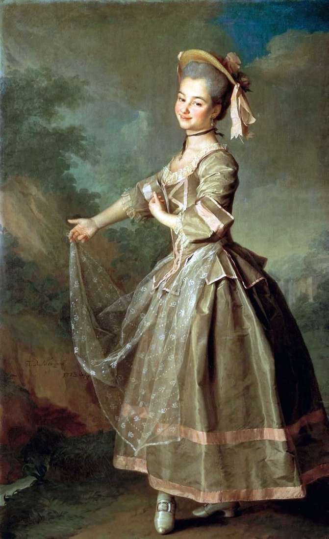 Portrait of Nelidova by Dmitry Levitsky