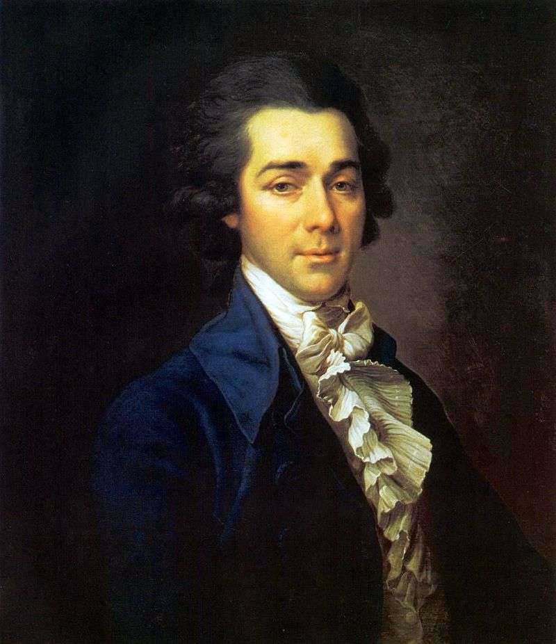 Portrait of Nikolai Aleksandrovich Lvov by Dmitry Levitsky