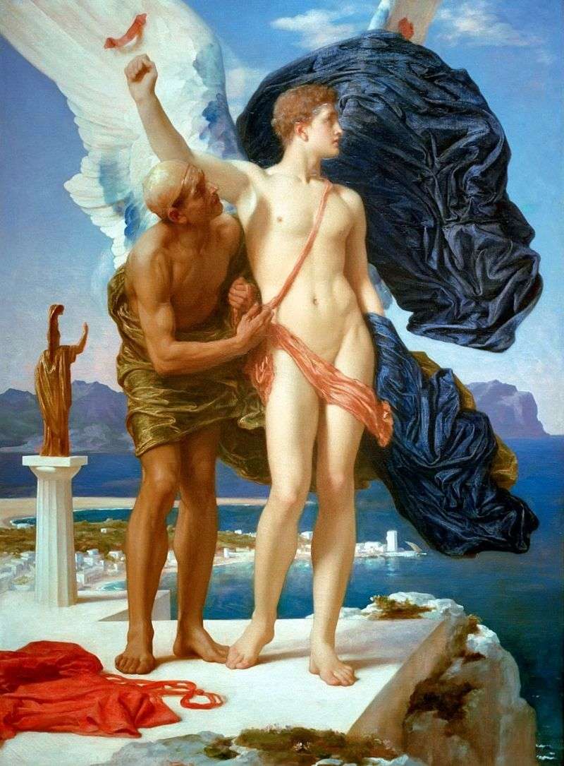 Daedalus and Icarus by Frederick Leighton