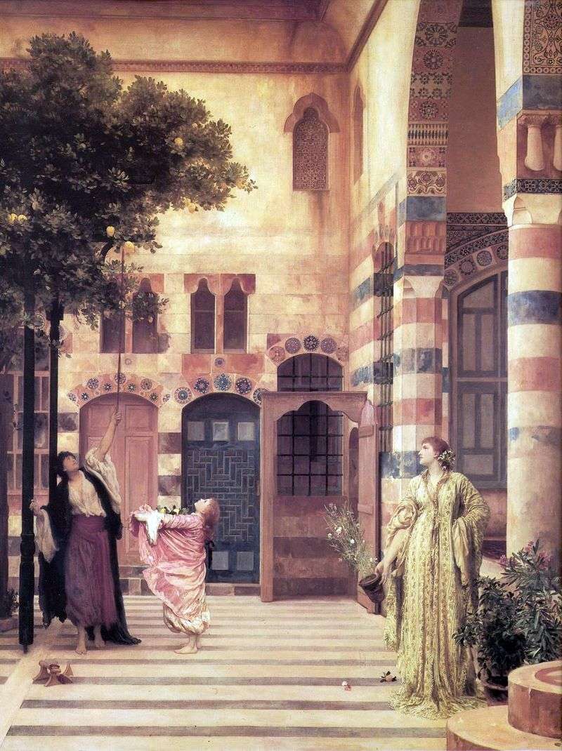 Old Damascus Jewish Quarter by Frederick Leighton