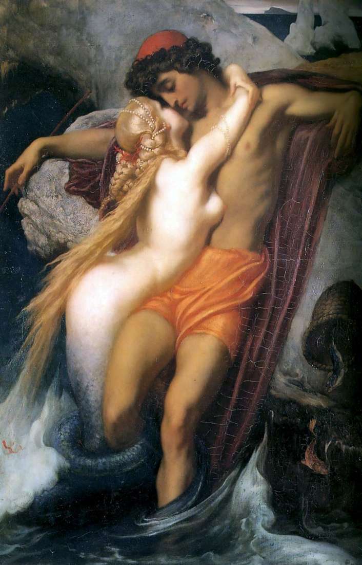 Fisherman and Siren by Frederick Leighton