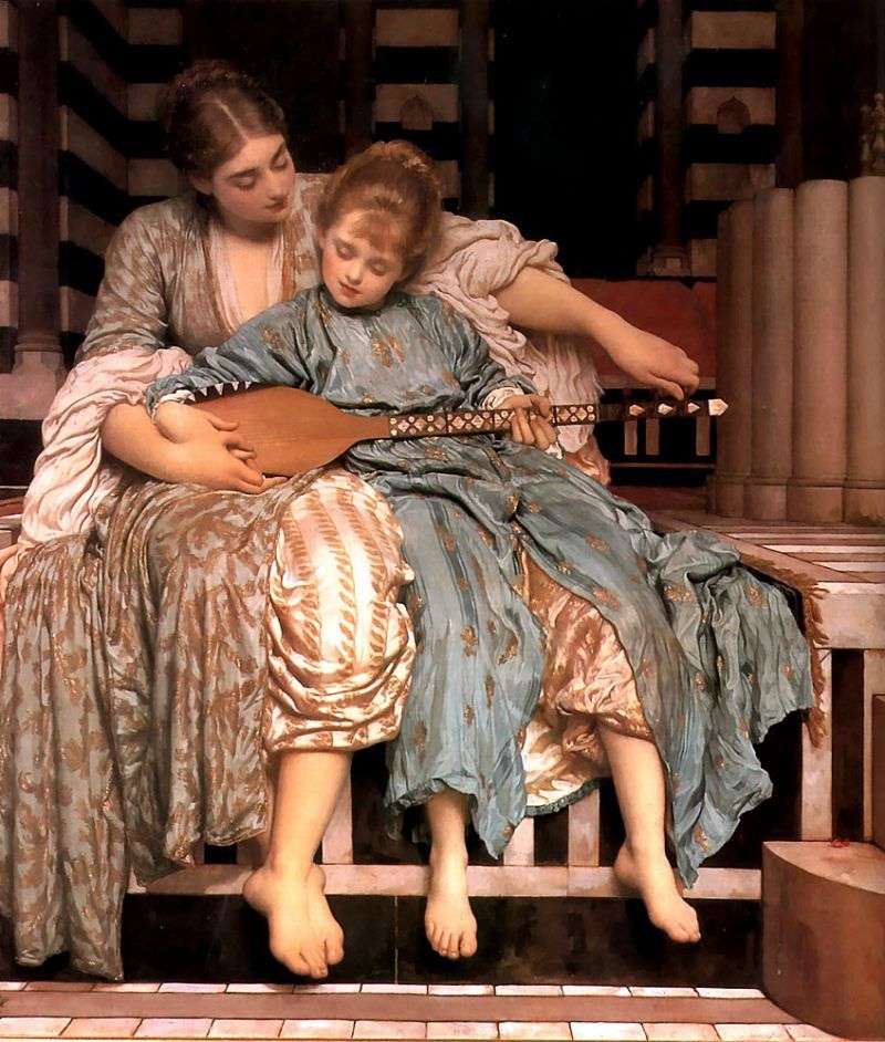 Music Lesson by Frederick Leighton