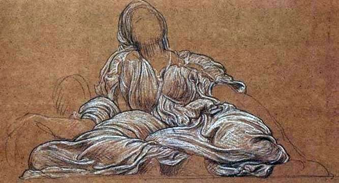 Study for the composition Dance by Frederick Leighton