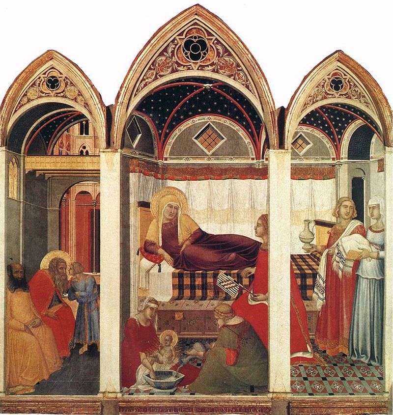 Birth of Mary by Pietro Lorenzetti