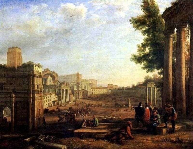 View of Rome by Claude Lorrain