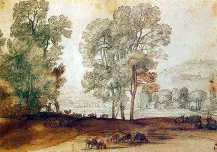 Rural landscape by Claude Lorrain