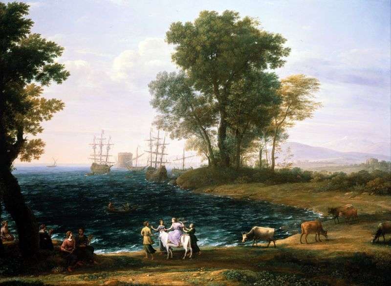 Abduction of Europe by Claude Lorrain