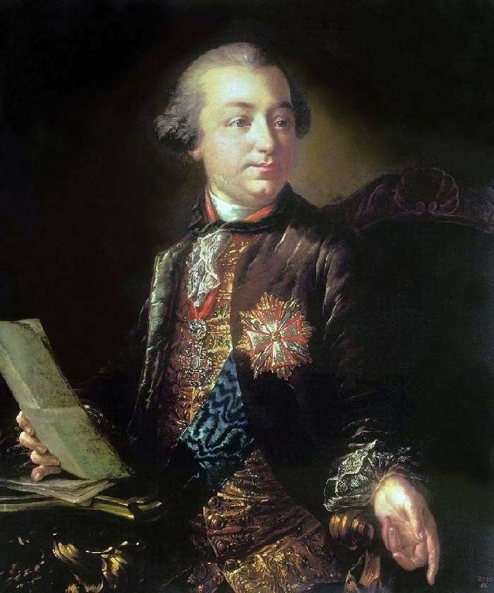 Portrait of I. I. Shuvalov by Anton Losenko