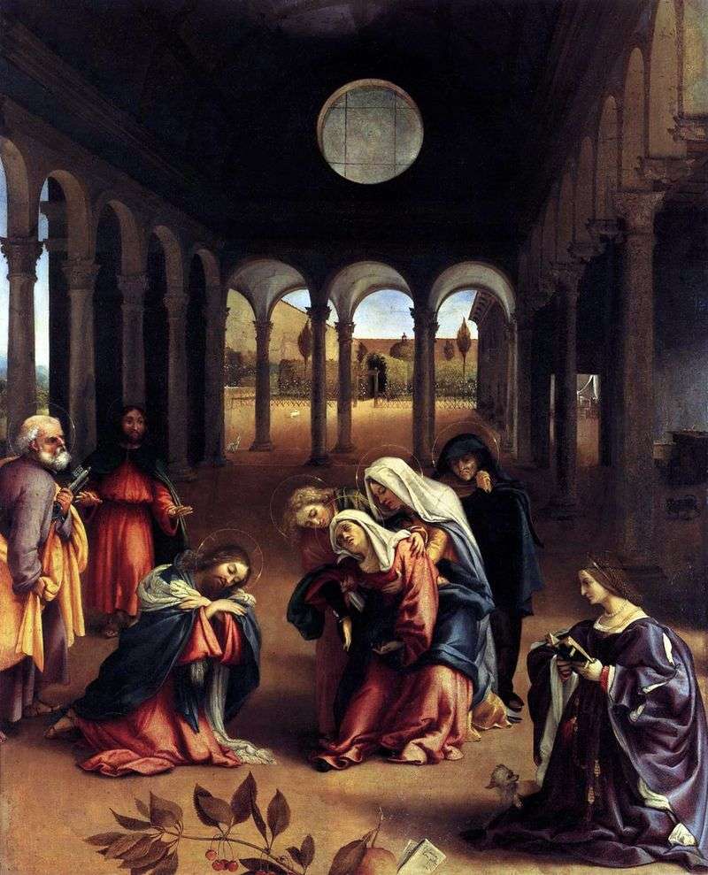 Capture of Christ with the Mother by Lorenzo Lotto