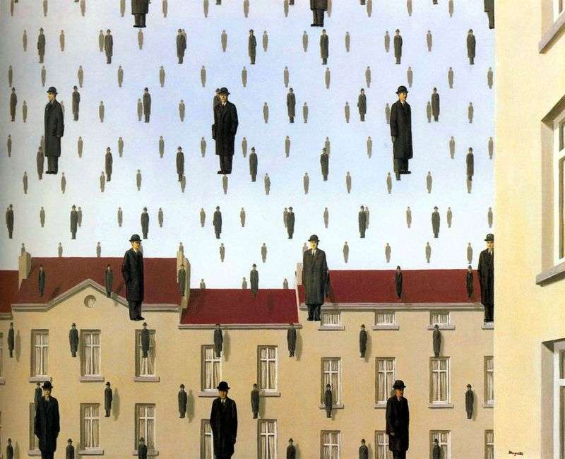 Golkonda by Rene Magritte